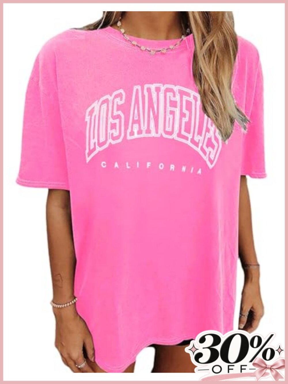 Oversized Graphic Tee for Women Soft Cotton Loose Fit Crew Neck Drop Shoulder